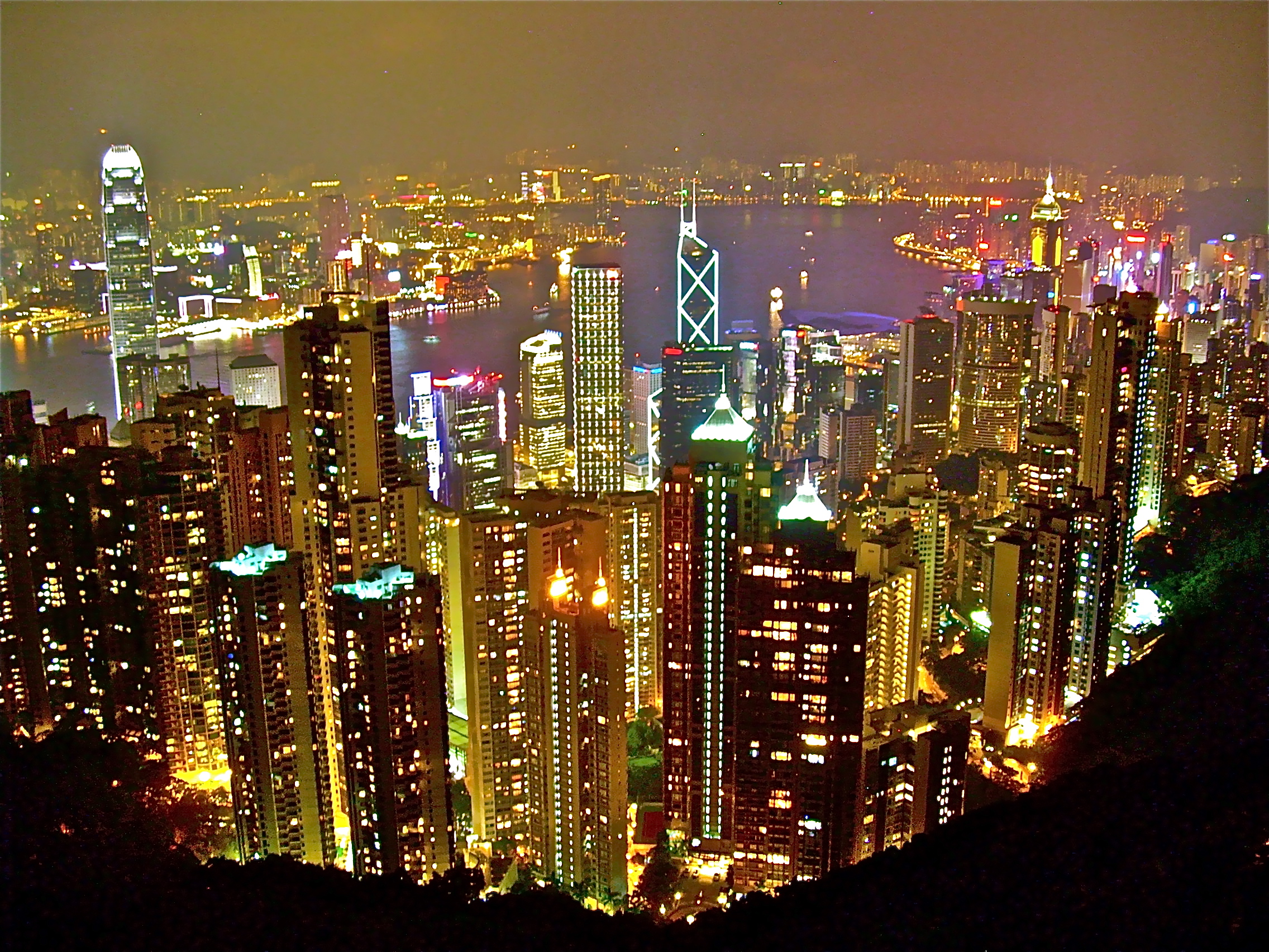 Hong Kong skyline (library photograph, 2009)